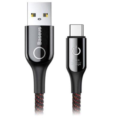کابل شارژ USB به تایپ سی باسئوس مدل CATCD-01 طول 1 متر