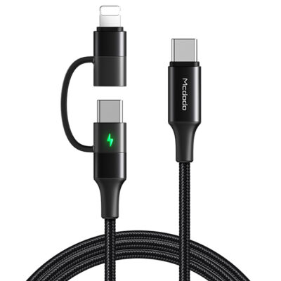 کابل شارژ سریع تایپ سی دو کاره مک دودو مدل CA-7120 PD Quick Charge
