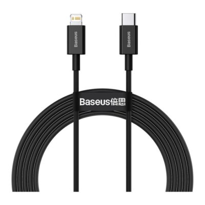 کابل لایتنینگ به Type C فست شارژ بیسوس Baseus iP Cable CATLYS-A01 طول 1 متر و توان 20 وات