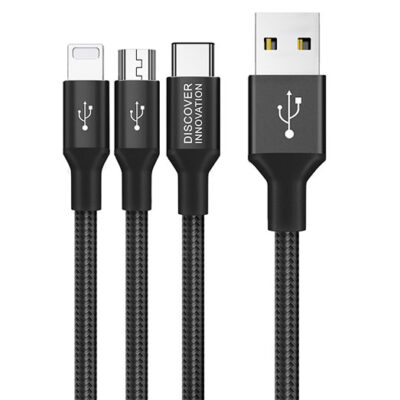 کابل شارژ سه سر نیلکین Nillkin Swift 3-in-1 Cable 1.5m