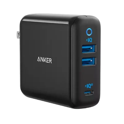 شارژر دیواری انکر مدل POWERPORT III 3PORT 65W A2033