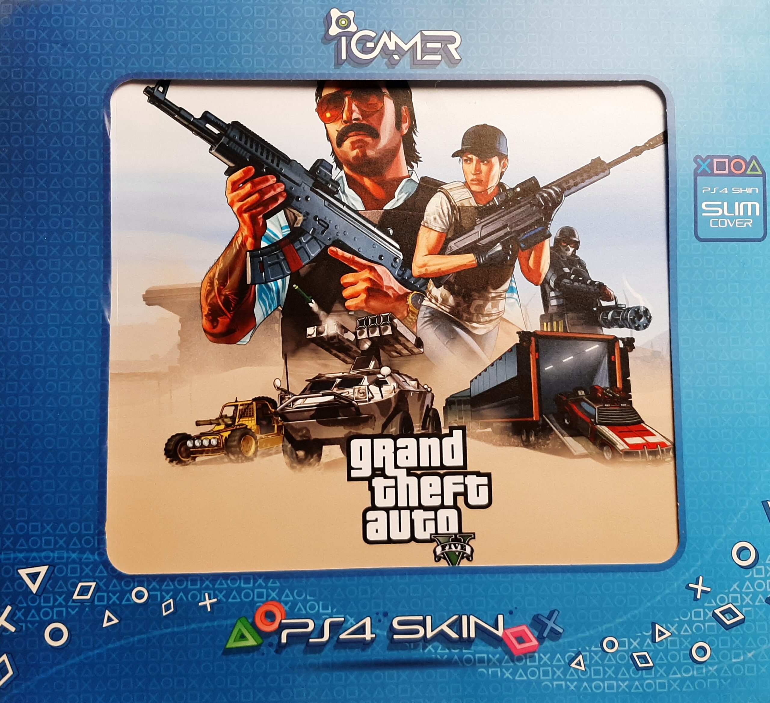 اسکین PS4 slim طرح GTA5