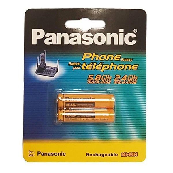 باتری نیم قلمی قابل شارژ پاناسونیک مدل HHR-3MRT/2BM