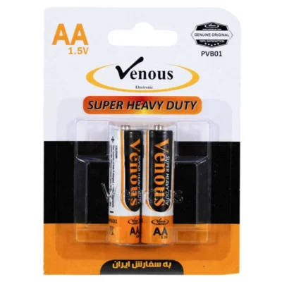 باتری قلمی ونوس مدل super heavy duty بسته 2 عددی