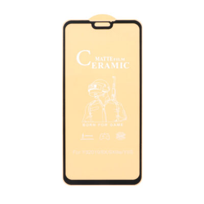 محافظ صفحه نمایش سرامیکی مات Huawei Y9 2019 / Honor 8X – Full Cover – مشکی (بدون پک)