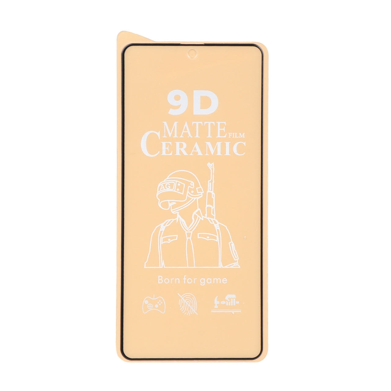 محافظ صفحه نمایش سرامیکی مات Samsung A51 / A52 / A52S / A53 / S20FE – Full Cover – مشکی (بدون پک)