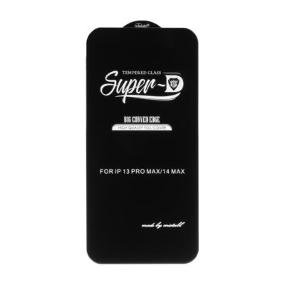 محافظ صفحه نمایش شیشه ای Apple iPhone 13 Pro Max/14 Max – Full Cover Super D – مشکی (بدون پک)