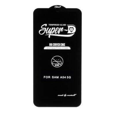 محافظ صفحه نمایش شیشه ای Samsung Galaxy A54 / S23 FE – Full Cover Super D Mietubl-ESD (بدون پک) – مشکی