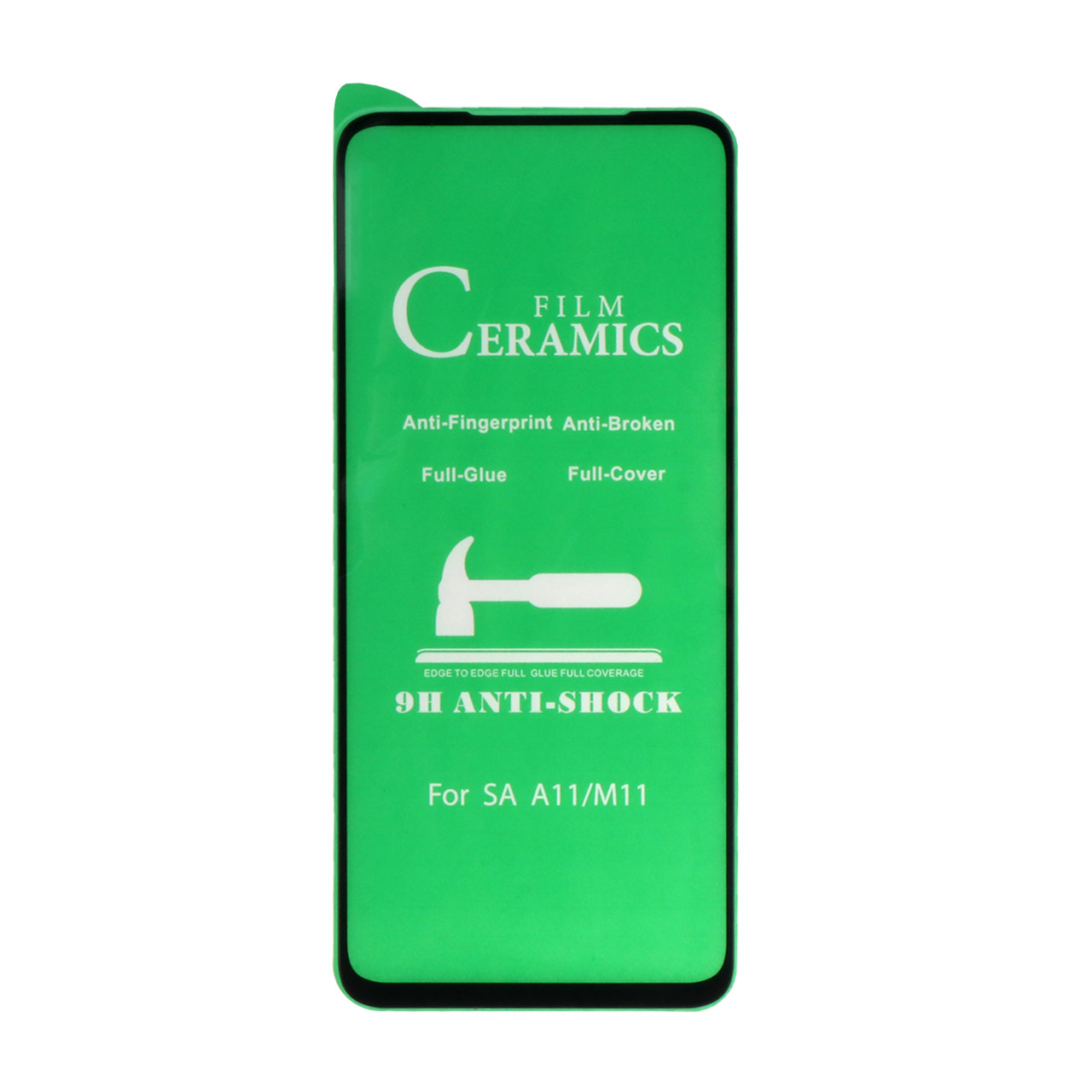 محافظ صفحه نمایش سرامیکی Samsung A11 / M11 – Full Cover – مشکی (بدون پک)