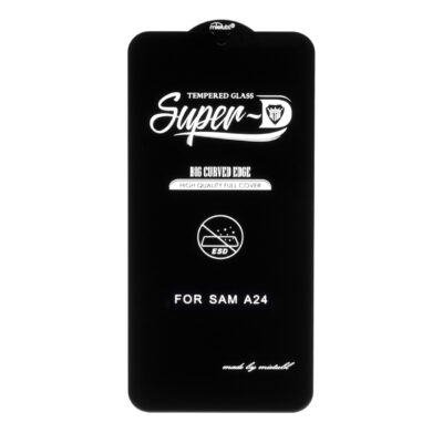 محافظ صفحه نمایش شیشه ای Samsung A15 / A25 / A24 / M34 / F34 – Full Cover Super D Mietubl-ESD (بدون پک) – مشکی