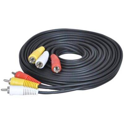 کابل تبدیل 3 جک RCA به 3 جک RCA  طول 5 متر