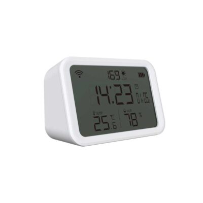 ساعت رو میزی هوشمند پرودو مدل Porodo WiFi Smart Clock – Ambience Sensor PD-LSTHSR