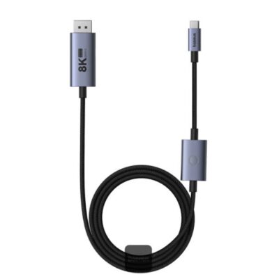 كابل تبدیل Displayport به Type-c باسئوس 8K مدل B0063370d111-02
