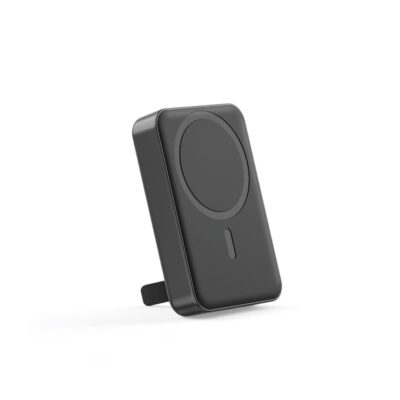 پاوربانک مگ سیف پایه دار 10000 میلی آمپر گرین Green 10000mAh kick stand Powerbank with magsafe charger