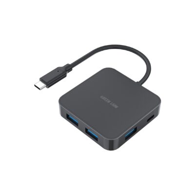 هاب 7 پورت تایپ سی گرین لاین 100 وات Green Lion GHB-7 7 in 1 USB-C HUB