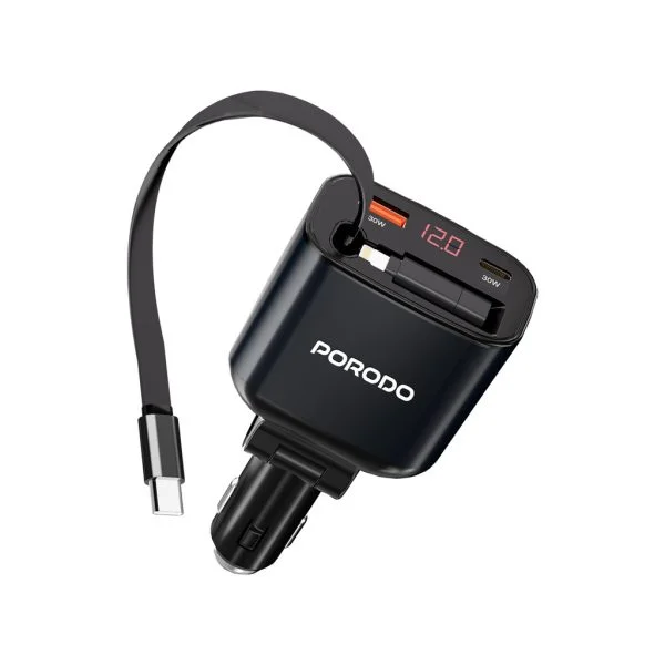 شارژر فندکی 105 وات پرودو مدل Porodo PD-CRD105W