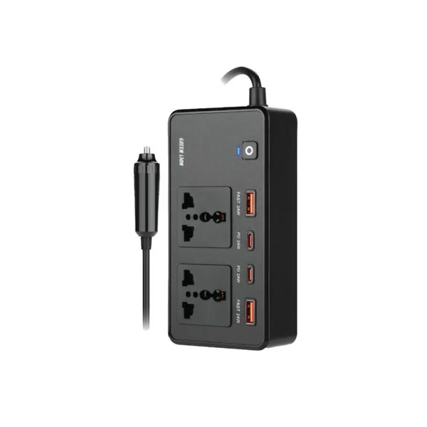اینورتر فندکی خودرو 200 وات گرین لاین مدل Green lion GC 200