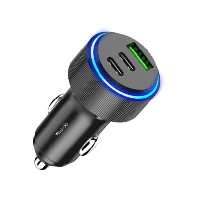 شارژر فندکی 30 وات سوپر فست شارژ یسیدو مدل YESIDO Y50