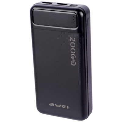 پاوربانک 20000 هزار 10.5 وات فست شارژ اوی مدل Awei P6K