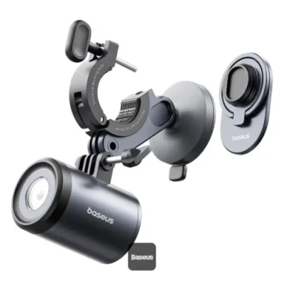 هولدر و چراغ دوچرخه بیسوس مدل Baseus DUAL-COLOR BIKELIGHT