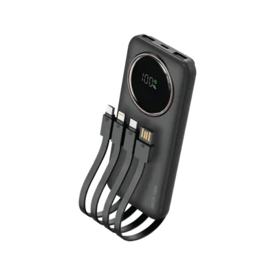 پاوربانک 10000 هزار 22.5 وات به همراه کابل متصل گرین لاین مدل POWER PULSE PD 20k 4in1