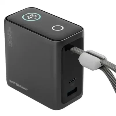 پاوربانک 15000 هزار 45 وات پاورولوژی مدل Powerology PPBCHA60BK