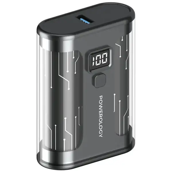 پاوربانک 10000 هزار 35 وات شفاف پاورولوژی مدل Powerology PPBCHA24