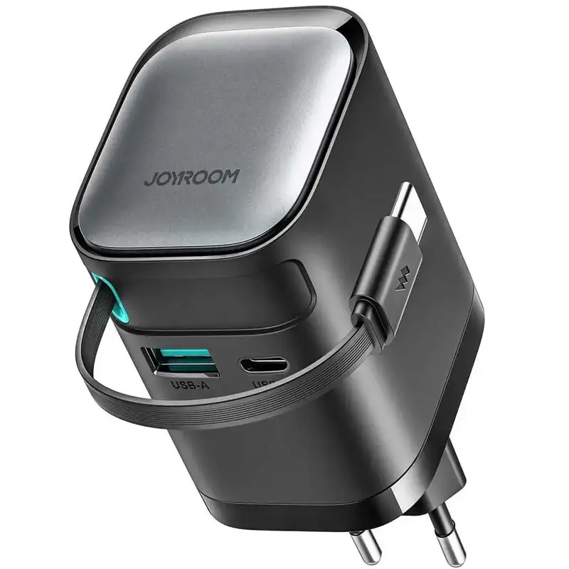 شارژر دیواری 65 وات همراه با کابل جویروم مدل joyroom JR-TCL02EU