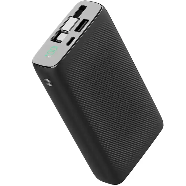 پاوربانک 35 وات 20000 پاورولوژی به همراه کابل تایپ سی جمع شونده Powerology ppbcha72