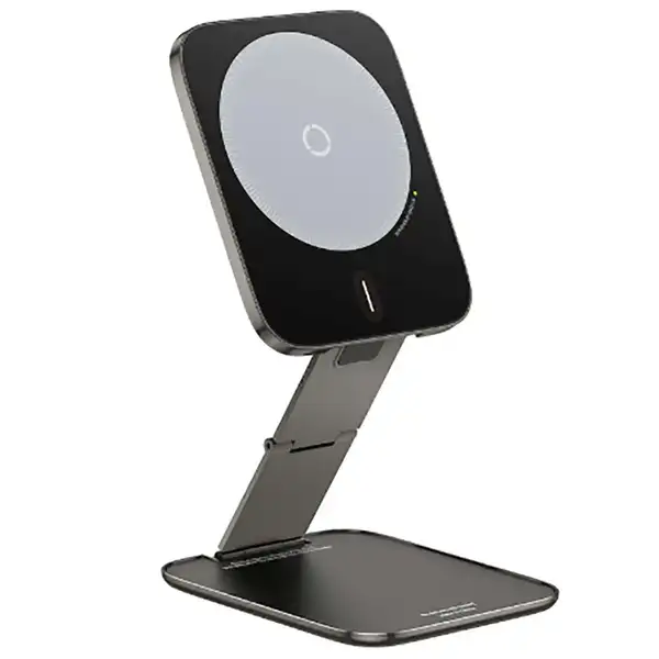 هولدر مگنتی رومیزی بیسوس Baseus PrimeTtip VX1 Magnetic Phone Holder BS-CM052 با مکانیزم تاشو سه‌محوره