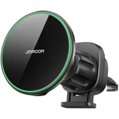 هولدر مگنتی و شارژر بی‌سیم دریچه کولر خودرو 15 واتی جویروم مدل joyroom JR-ZS412
