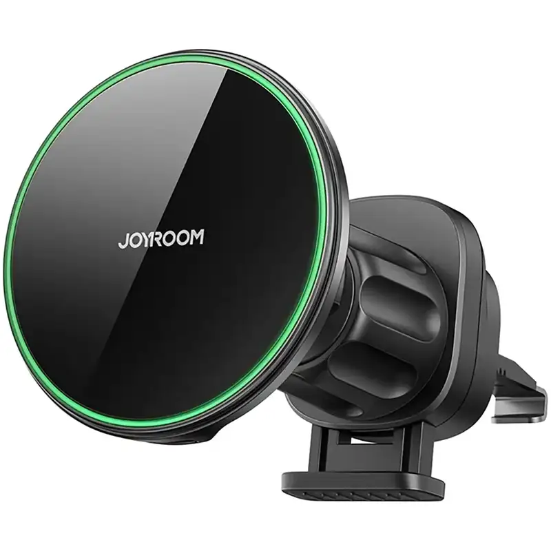 هولدر مگنتی و شارژر بی‌سیم دریچه کولر خودرو 15 واتی جویروم مدل joyroom JR-ZS412