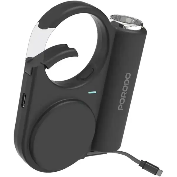 پاوربانک 5000 میلی‌آمپر 15 وات پرودو مدل PORODO 5000mAh Outdoor Power Bank PB073