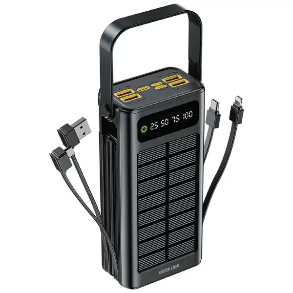 پاوربانک سولار ایکس 30000 هزار 20 وات گرین لاین مدل Green Lion Solar X 30000mAh Power Bank PD 20W