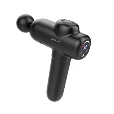 ماساژور تفنگی حرفه ای 6 حالته گرین لاین Green Lion Massage Gun GNWVEMASGUNBK‏