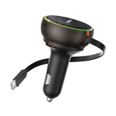 شارژر فندکی 80 وات 3 پورت هیسکا مدل Hiska HCC-337