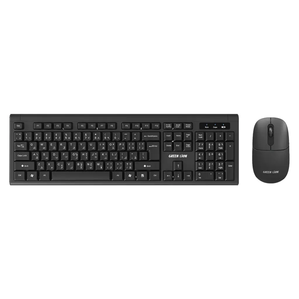 کیبورد و ماوس بیسیم گرین لاین Green Lion GKM-200 Wireless Keyboard & Mouse