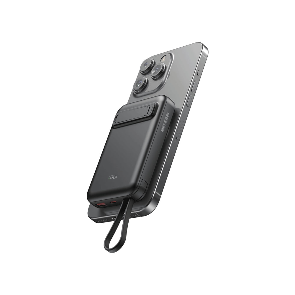 پاوربانک 10000 هزار مگسیف 20 وات با تکنولوژی شارژ سریع گرین لاین مدل Green lion DXB