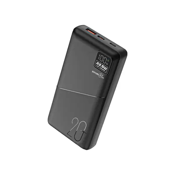پاوربانک 20000 هزار 22.5 وات پرودو مدل PORODO Blue 20000mAh Quick Charge Power Bank