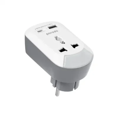 مبدل و چند راهی برق پرودو مدل Porodo PD-MSACEU-WH Universal AC Socket EU Plug Adapter