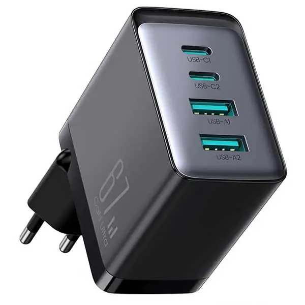 شارژر دیواری 67 وات جویروم مدلJoyroom JR-TCG02 Gan Ultra Fast Charger