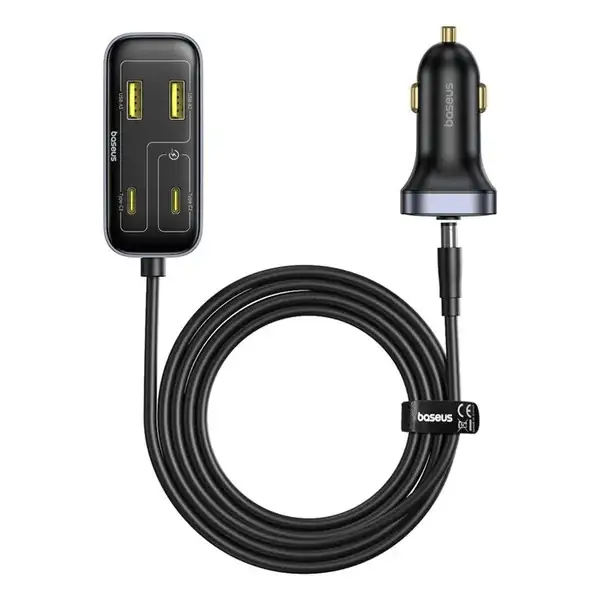 شارژر فندکی 6 پورت 110 وات بیسوس مدل Baseus BackseatPal L1