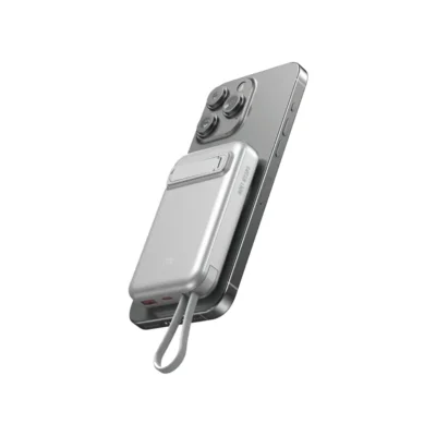 پاوربانک گرین لاین DXB با ظرفیت 10000 هزار ، شارژ سریع MagSafe، نمایشگر دیجیتال