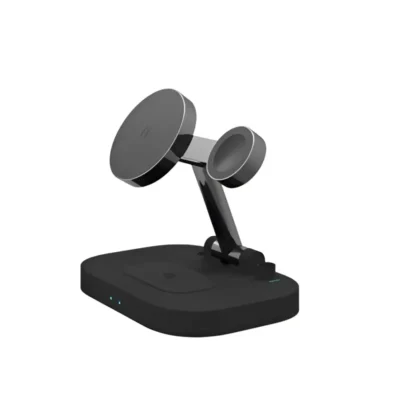 استند و شارژر وایرلس 15 وات چندکاره اوی مدل Awei W22 4 in 1