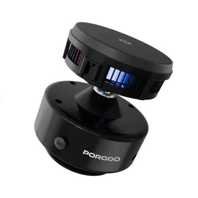 هولدر مگسیف شارژ وایرلس ۱۵ وات همراه با کولینگ پرودو مدل PORODO Vacuseal MagSafe Charging & Cooling PD-HSM17-BK