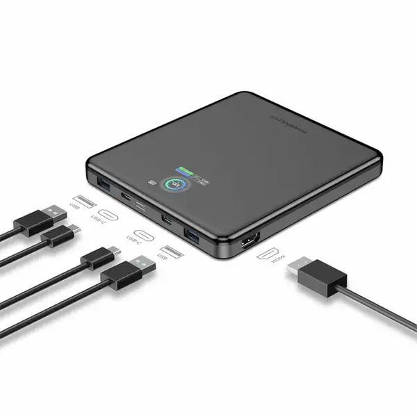 پاوربانک 20000 و هاب HDMI پاورولوژی مدل Powerology VOLTSTREAM PPBCHA89 پاوربانک 20000 و هاب HDMI پاورولوژی مدل Powerology VOLTSTREAM PPBCHA89