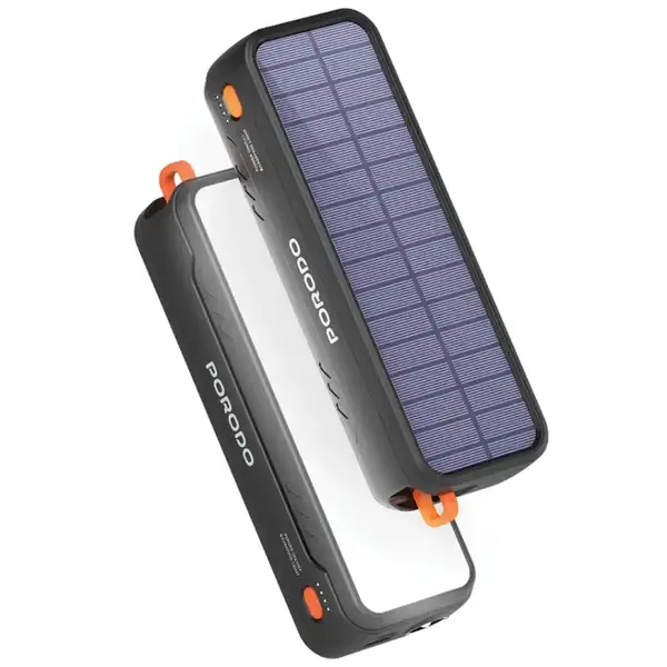 پاوربانک 20000 هزار خورشیدی پرودو مدل Porodo Solar-Powered PDPBAS149
