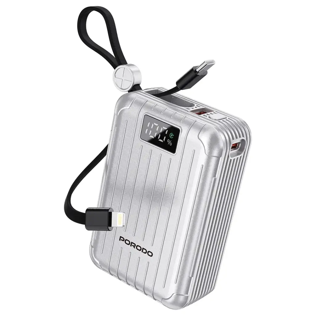 پاوربانک 20000 هزار 20 وات پرودو مدل PORODO PETITE 20000mah PD 20W DISPLAY