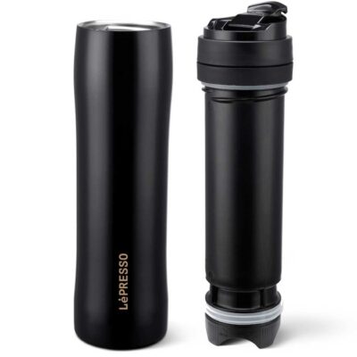 ماگ فرنچ پرس استیل قابل حمل لپرسو Lepresso LPSPFPBK