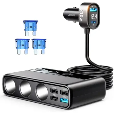 شارژر فندکی 120 وات جویروم مدل JOYROOM JR-CL06 